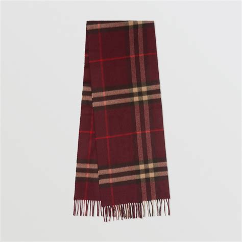 burberry scarf burgundy